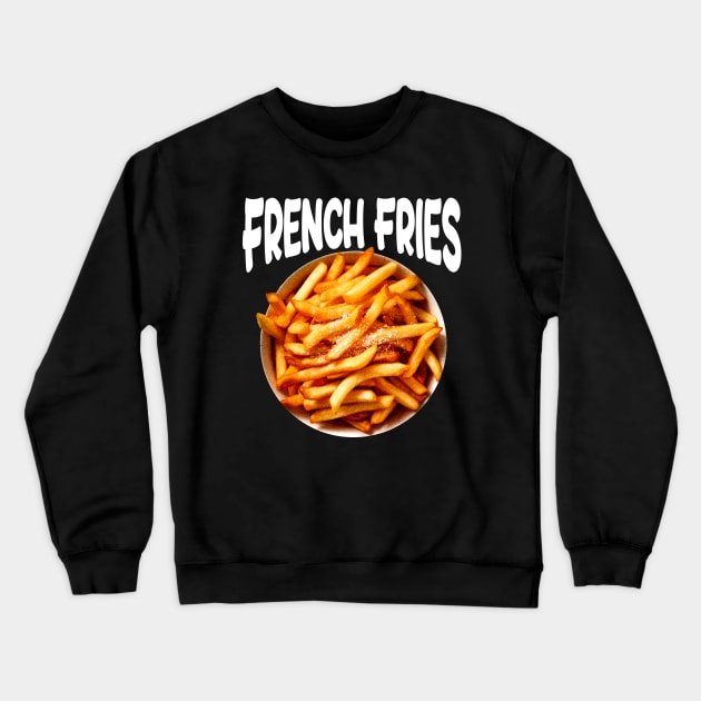 French Fries | Dot Style Crewneck Sweatshirt by baharmajaya